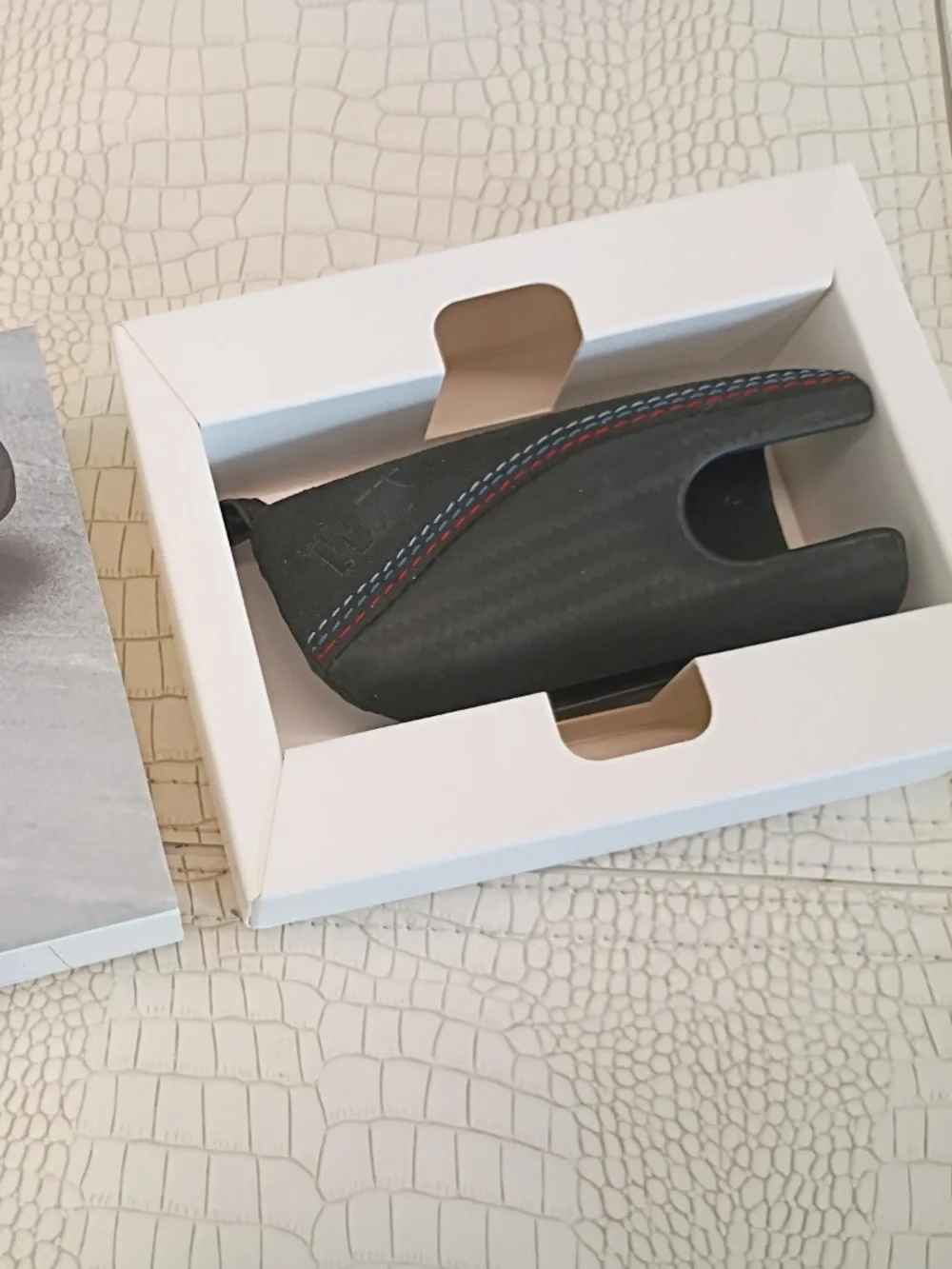 New in Box Original BMW M Performance Key Case Carbon Alcantara - 82295A56C32.